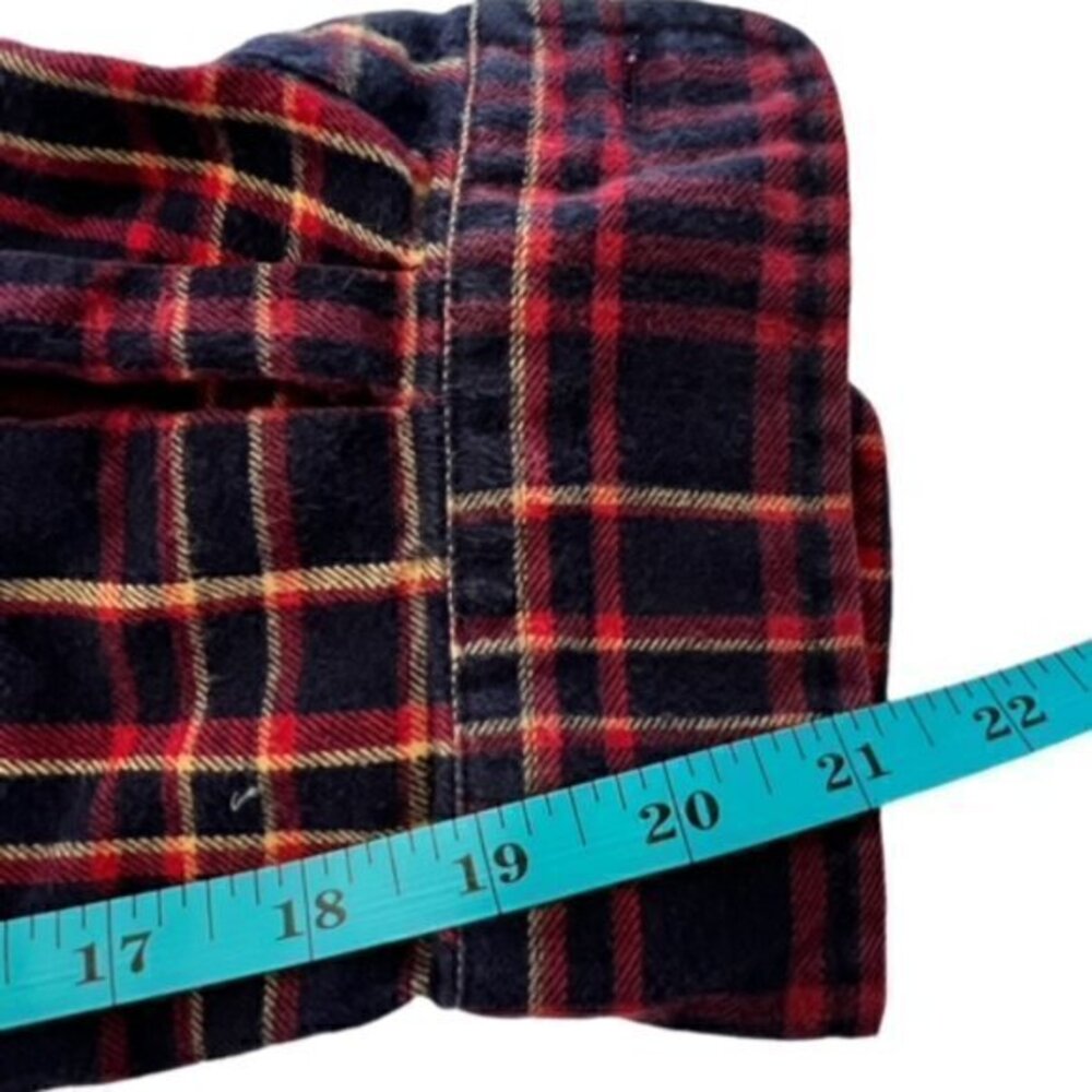 Ralph Lauren Blake Flannel Shirt Men's Size Large Red Blue Plaid Long Sleeve - Picture 7 of 9